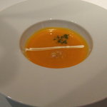 銀座 シェ・トモ - かぼちゃのポタージュスープ