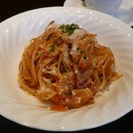 グラヴィス - アマトリチャーナのスパゲティーニ950円