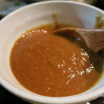 青山きいろ - ［ランチ］ちょいカレーは＋300円。野菜をしっかり煮込んだカレーを定食のご飯に。美味しい！