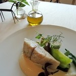 ヴィラ・アイーダ - 菜園と近海の魚
      鰆 オクラ ギリシャヨーグルト