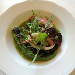 ヴィラ・アイーダ - ガスパチョ
                                烏賊 生ハム きゅうり 青唐 タラゴン