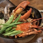 ビストロモナミ - オマール海老と鯛とムール貝