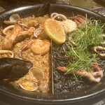 Del Mar COMEDOR Y TERRAZA - パエリア・フィデウア ハーフ&ハーフ