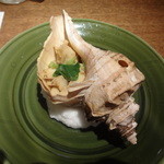 炙屋 - ツブ貝のつぼ焼き