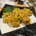 おばんざいとお酒 胡麦 - とうもろこしのかき揚げ