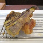 梅雨イサキ、茄子。