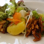 TRATTORIA AL SODO  - パスタランチのサラダ