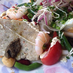 花・ふらんす食堂やまもと - お魚のサラダプレート