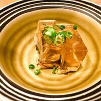 入谷鬼子母神門前のだや - あんこうの煮凝り　酒がすすむ逸品