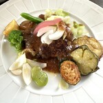 ジュリコ - 特製ハンバーグ　梅とかつおの和風ソース