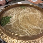 黒豚料理 あぢもり - 特製手延細うどん…これは〆にええわ