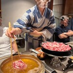 黒豚料理 あぢもり - お姉様ご丁寧に