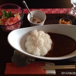 カフェ アマンディア - 2014.8.28(木)14時　ビーフカレー850円(^^♪