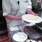 奥入瀬渓流ホテル - トマト・チーズ・挽き肉入りオムレツがあっという間に♪