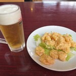 台湾料理龍香苑 - エビマヨ。ぷりぷりにマヨネーズの酸味があってます