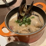 十六夜 - 魚介入りクラムチャウダースープ