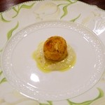 エッフェ - 渡り蟹の団子　ペシャメルソース添え