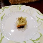 エッフェ - 馬肉のスモークチーズ乗せ