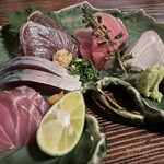 盃屋かづち - 2025.05.30 (金)   刺身五種盛×２　2970円（税込）