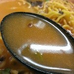 ラーメンたんろん - 冷やし油そば 海老味噌添えからの～-冷やし海老味噌ラーメン(2014/8)