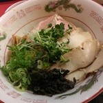 ラーメンたんろん - 冷やし油そば 海老味噌添えからの～(2014/8)