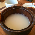 超濃厚なそば湯