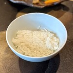 よし澤 - ◉『お米を4種の食べ方で』 : 蒸らしあがり