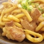 よし乃 - ホルモンうどん880円