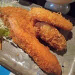 たぬきや - 海老・イカ・牡蠣・アジフライ