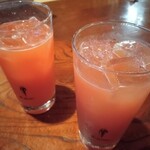 たぬきや - カシスオレンジ・ノンアルカシスオレンジ