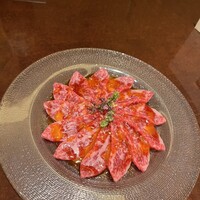 焼肉 銀座コバウ 特別室 - ユッケ