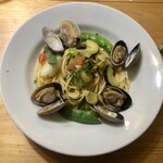アクアヴィータ - ランチのスパゲティ・ボンゴレ　ハーフ