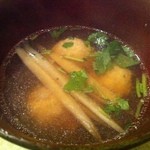 鶏団子のお吸い物