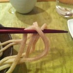 ら すとらあだ - アップしてみると、蕎麦が太いのが分かる