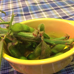 マンチーズ・ダイナー - つきだしの枝豆 2014/07(10th)