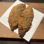 地酒と道産食材 一笑 - にしんのフライ（お通し）