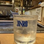 お好み焼きあやちゃん - 焼酎ロック