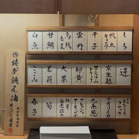 京都祇園 天ぷら八坂圓堂 - 本日のラインナップ