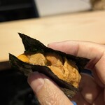 戸越銀座 鮨 ばんど - 雲丹手巻き