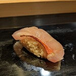戸越銀座 鮨 ばんど - 金目鯛の炙り
