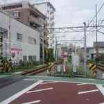 ラ・リューシェ - 出口は踏切の内部にある様な感じの立地で