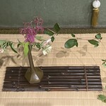 美加登家 - 床の間の花