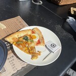 港町珈琲店 - ランチセットのピザ（食べ放題）