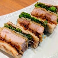 糸島豚肩ロースのカツサンド