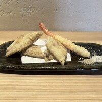 うなぎの中庄 虎ノ門ヒルズ店 - 天ぶら（うなぎ、海老）