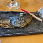 猿倉温泉 - 岩魚の塩焼き