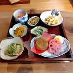 農家カフェ ippongi - お米に合うおかず定食