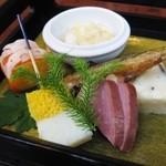 旬菜盛り込み　意外と珍味ぞろい