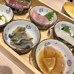 寿司とMAS - お刺身三種、どれも美味しい！