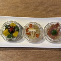 鉄板焼 Artisan - 前菜4種盛り合わせ